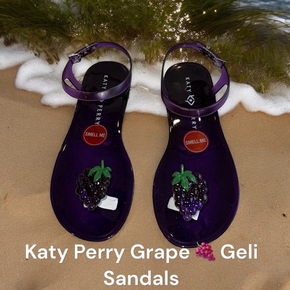 Katy Perry’s Grape 🍇 The Geli Sandal Sz 8M NWT - Picture 1 of 16